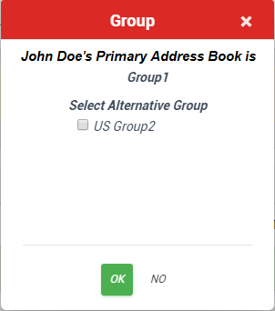 Contact to Group