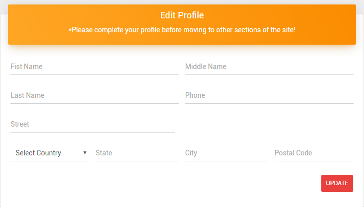 Create Profile